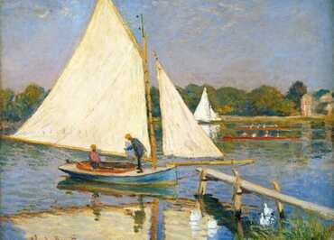 Expo Collection Nahmad Canotiers en Argenteuil ©Claude Monet