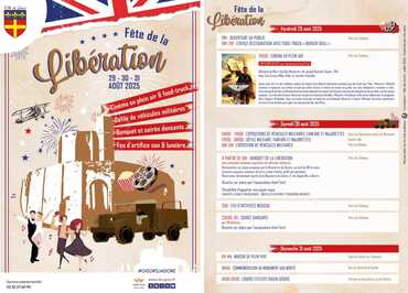Fête de la libération Gisors programme 29 30 31 08 25