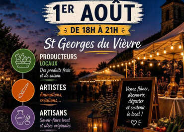 Marché nocturne à St Georges