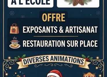 Affiche Marché de Noël